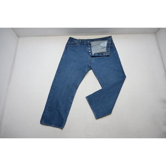 Levis 501 Double XX Straight Rugged Button Fly Jeans Mens Sz 40 x 28 (Tag 42x30) - Picture 1 of 7